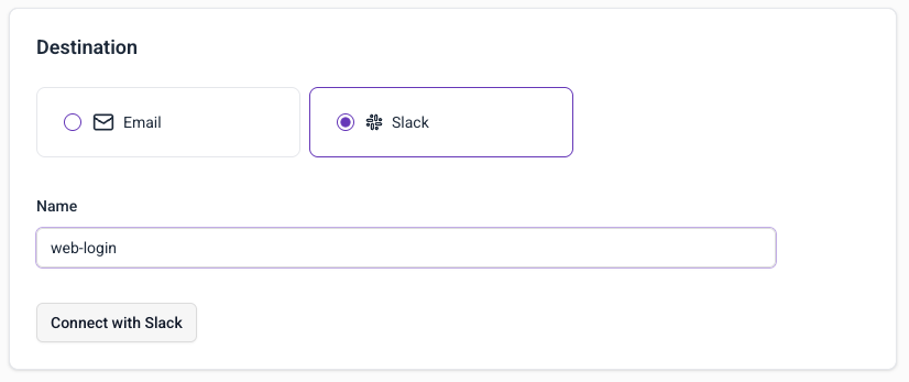 Connect to Slack