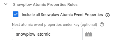snowplow atomic properties rules