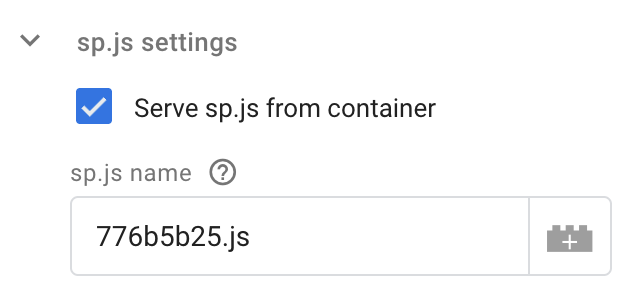 sp.js settings